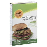 Wild Harvest Veggie Burgers, Garden Variety, 4 Each