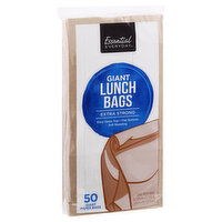 Essential Everyday Lunch Bags, Extra Strong, Giant, 50 Each