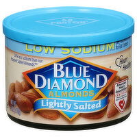 Blue Diamond Almonds Low Sodium Almonds, 6 Ounce