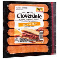 Cloverdale Brat, Cheddar, 6 Each