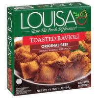 Louisa Toasted Ravioli, Original Beef, 16 Ounce