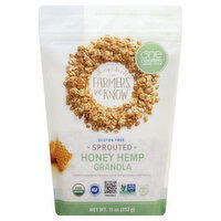 One Degree Organic Foods Granola, Sprouted, Honey Hemp, 11 Ounce