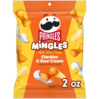 Pringles Mingles Puffed Snacks, Cheddar and Sour Cream, 2 Ounce