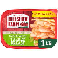 Hillshire Farm Ultra Thin Sliced Oven Roasted Turkey Breast Sandwich Meat, 16 Ounce