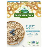 Cascadian Farm Organic Purely O's Cereal, 8.6 Ounce