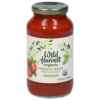 Wild Harvest Pasta Sauce, Organic, Tomato Basil, 24 Ounce