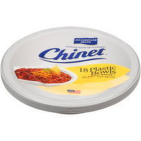 Chinet 20 oz. Plastic Bowls, 18 Each