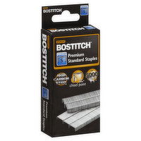 Stanley Bostitch Staples, Premium Standard, Chisel Point, 1/4 Inch, 5000 Each