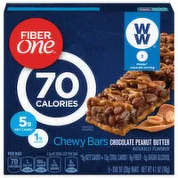 Fiber One Chewy Bars, Chocolate Peanut Butter, 5 Each