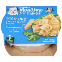 Gerber Mealtime for Toddler Ravioli, Cheese & Spinach, Pick-Ups, Toddler (12+ Months), 6 Ounce