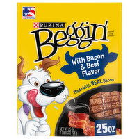 Beggin' Dog Treats, Bacon & Beef Flavor, 25 Ounce