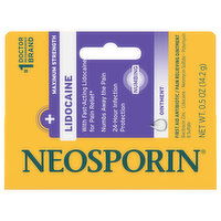 Neosporin Lidocaine, Maximum Strength, Ointment, 0.5 Ounce