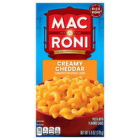 Mac-A-Roni Pasta, with Flavored Sauce, Creamy Cheddar, 5.9 Ounce