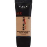 L'Oreal Infallible Pro-Matte Foundation, Demi-Matte Finish, 24 HR, Creme Cafe 110, 1 Ounce