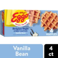 Eggo Frozen Belgian-Style Street Waffles, Vanilla Bean, 7.76 Ounce