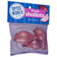 Spice World Shallots, Fresh, 3 Ounce