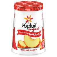 Yoplait Original Yoplait, Low Fat, Harvest Peach, 6 Ounce