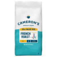 Cameron's Coffee, Ground, Dark Roast, French Roast, Value Size, 28 Ounce