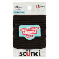 Scunci No Damage Elastics, 18 Each