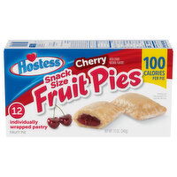 Hostess Cherry Fruit Pies Snack Size, 12 Each