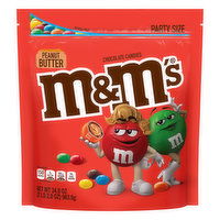 M&M'S Chocolate Candies, Peanut Butter, Party Size, 34 Ounce