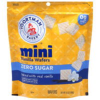 Voortman Bakery Wafers, Zero Sugar, Vanilla, Mini, 6.5 Ounce