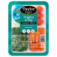 Taylor Farms Veggies & Dip Snack Pack, 7 Ounce