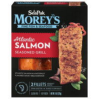 Morey's Salmon, Atlantic, Seasoned Grill, 2 Each