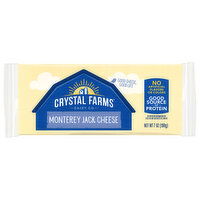 Crystal Farms Cheese, Monterey Jack, 7 Ounce