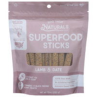 Dog Treat Naturals Superfood Sticks, Lamb & date, 10 Ounce