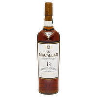 The Macallan Whisky, Scotch, Highland Single Malt, 18 Years Old, 750 Millilitre