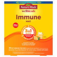 Nature Made Wellblends Immune Max, Orange, 30 Stick Packs, 30 Each