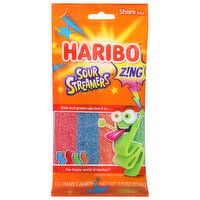 Haribo Zing Sour Streamers Gummi Candy Share Size, 7.2 Ounce