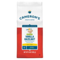 Cameron's Coffee Bag, Decaf, Flavored, Vanilla Hazelnut Light Roast Ground Coffee 10oz, 10 Ounce