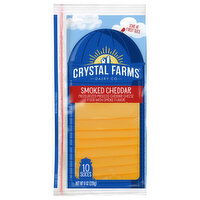 Crystal Farms Cheese, Smoked Cheddar, 8 Ounce