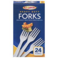 GoodCo Forks, Heavy Duty, 24 Each