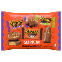 Reese's Milk Chocolate & Peanut Butter, Assorted Snack Size Shapes, 9 Ounce