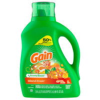 Gain + Aroma Boost Detergent, Island Fresh, 88 Fluid ounce