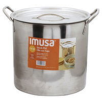 Imusa Stock Pot, 16 Quart, 1 Each