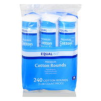 Equaline Cotton Rounds, Premium, 3 Each