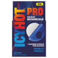 Icy Hot Pro Pain Relief, Massaging Balm, Solid, 1.25 Ounce