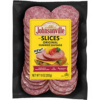 Johnsonville Original Summer Sausage Slices, 10 Ounce