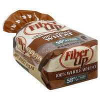 Fiber Up Bread, 100% Whole Wheat, 24 Ounce