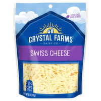 Crystal Farms Cheese, Swiss, 6 Ounce