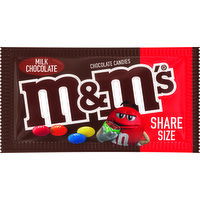 M&M'S M&M'S Milk Chocolate Candy, Share Size, 3.14 oz Bag