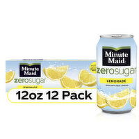 Minute Maid Sugar Lemonade Fridge Pack Cans, 12 Each