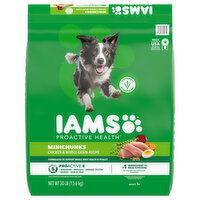 IAMS Proactive Health Dog Food, Chicken & Whole Grain Recipe, Minichunks, Adult 1+, 30 Pound
