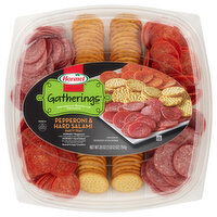 Hormel Gatherings Pepperoni & Hard Salami Party Tray, 28 Ounce