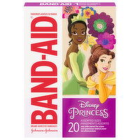 Band-Aid Bandages, Disney Princess, Assorted Sizes, 20 Each