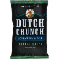 Old Dutch Foods Sour Cream & Dill Kettle Potato Chips, 9 Ounce